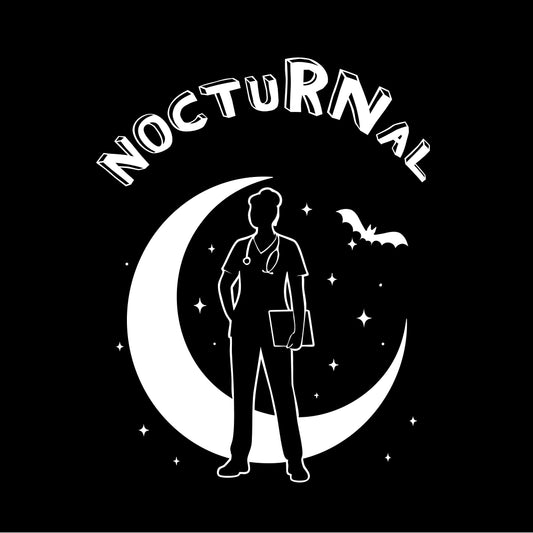 NoctuRNal RN T-Shirt – Night Shift Nurse Shirt, | Funny Nursing Gift for RNs Women's Relaxed T-Shirt